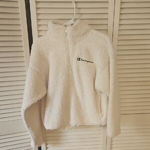 Champion Cream Sherpa Jacket